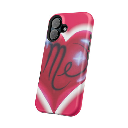MagSafe "i <3 me" Airbrush iPhone Hülle