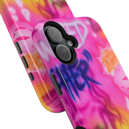 MagSafe "wanted" airbrush iPhone case
