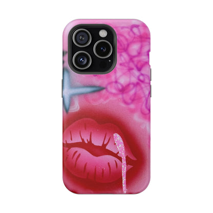 MagSafe limited edition "glitter aura" airbrush iPhone case