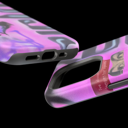MagSafe "purple princess" airbrush iPhone case