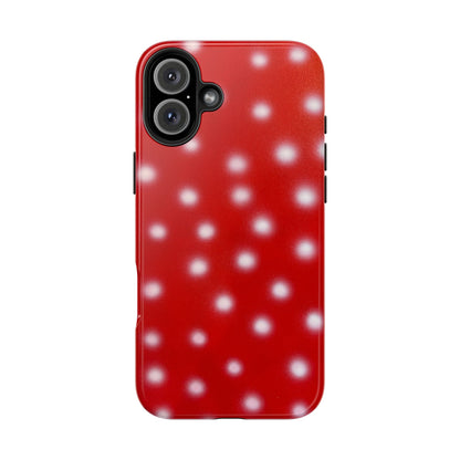 "cherry crush polka dot" airbrush iPhone case