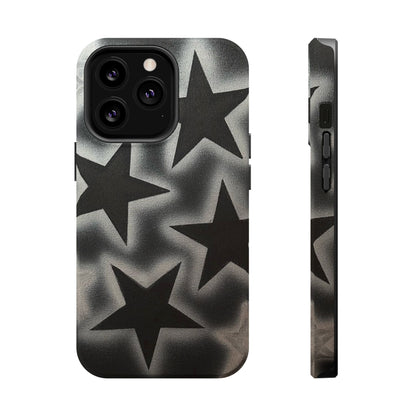 MagSafe "chrome stars" airbrush iPhone case