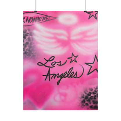"pink angel wings" airbrush rolled print