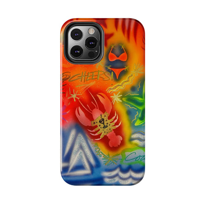 "tipsy lobster" airbrush iPhone case