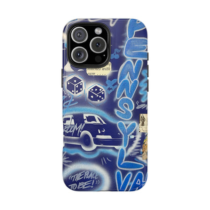 "state college, pa" airbrush iPhone case