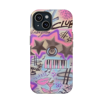 MagSafe "jazz club" airbrush iPhone case