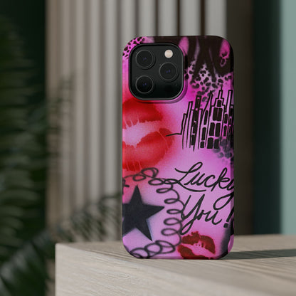 MagSafe "ulterior motive" airbrush iPhone case