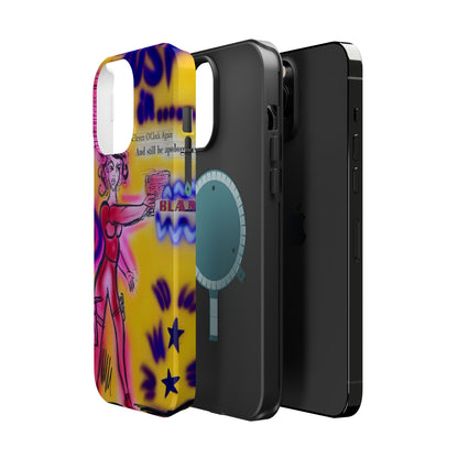 MagSafe „Spiraling Thoughts“ Airbrush iPhone Hülle