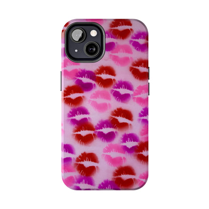 "mwah" airbrush iPhone case