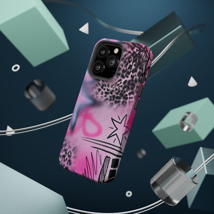MagSafe "onyx cheetah" Airbrush iPhone Hülle