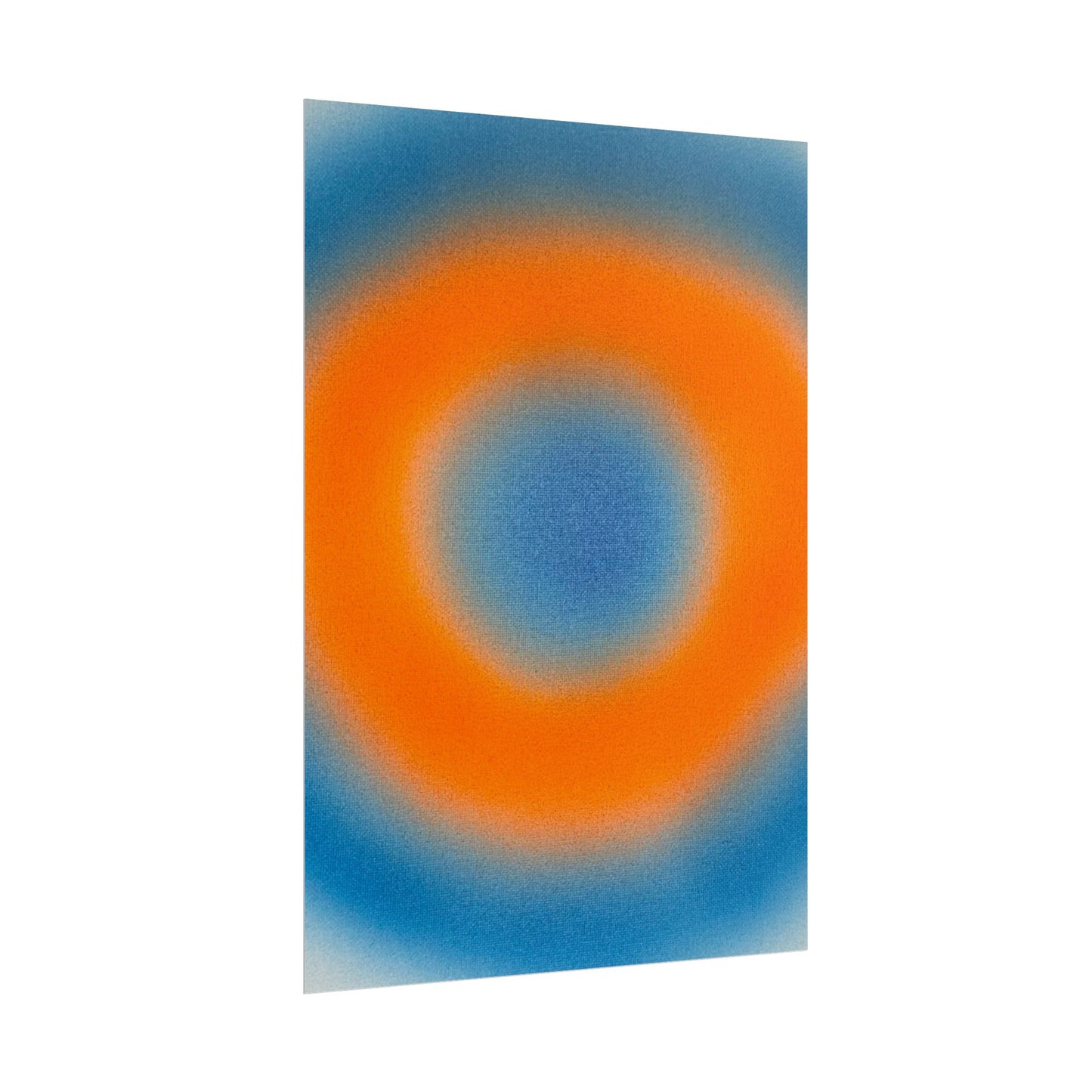 "citrus sky" airbrush rolled print