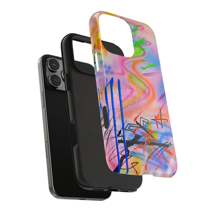 "neon haze" airbrush iPhone case