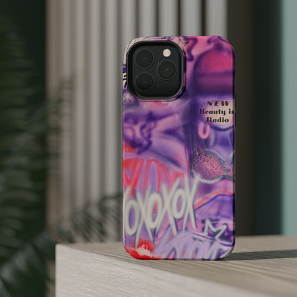 MagSafe "mic check" airbrush iPhone case