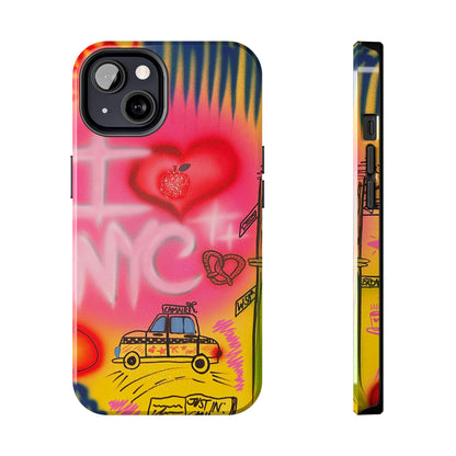 "in the city" airbrush iPhone case