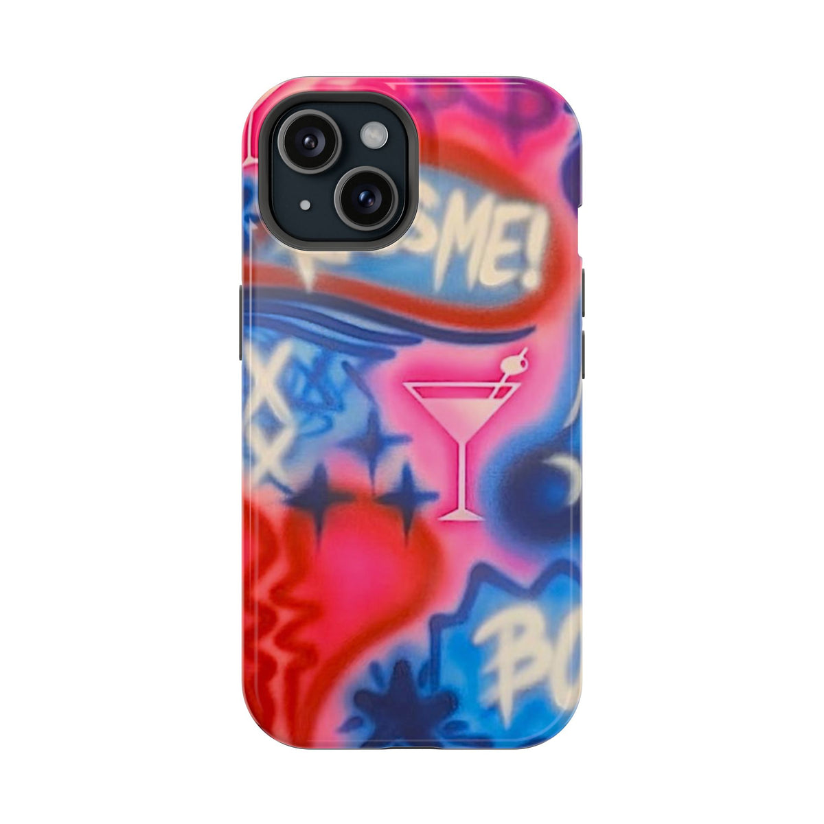 MagSafe "kiss me pt. 2" Airbrush iPhone Hülle