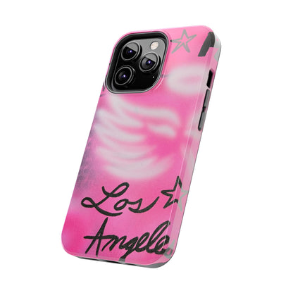 "pink angel wings" airbrush iPhone case