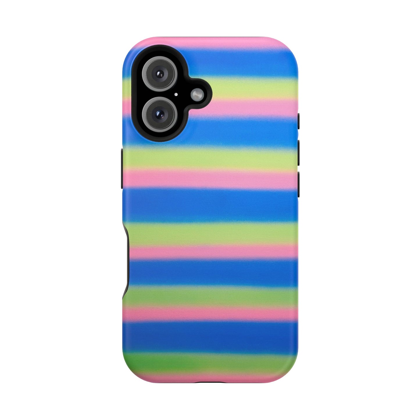 MagSafe "sherbet stripes" airbrush iPhone case