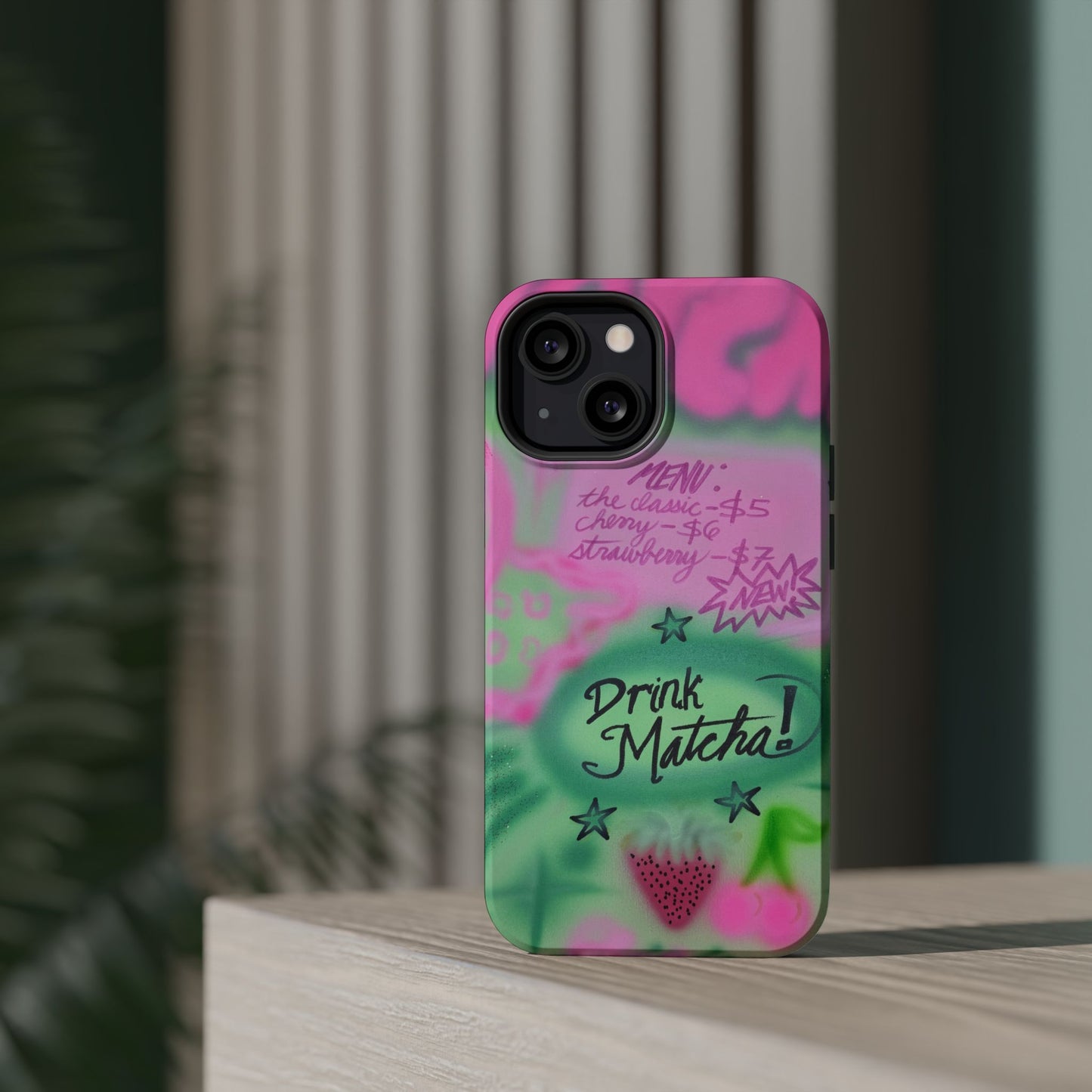 MagSafe "matcha!" airbrush iPhone case