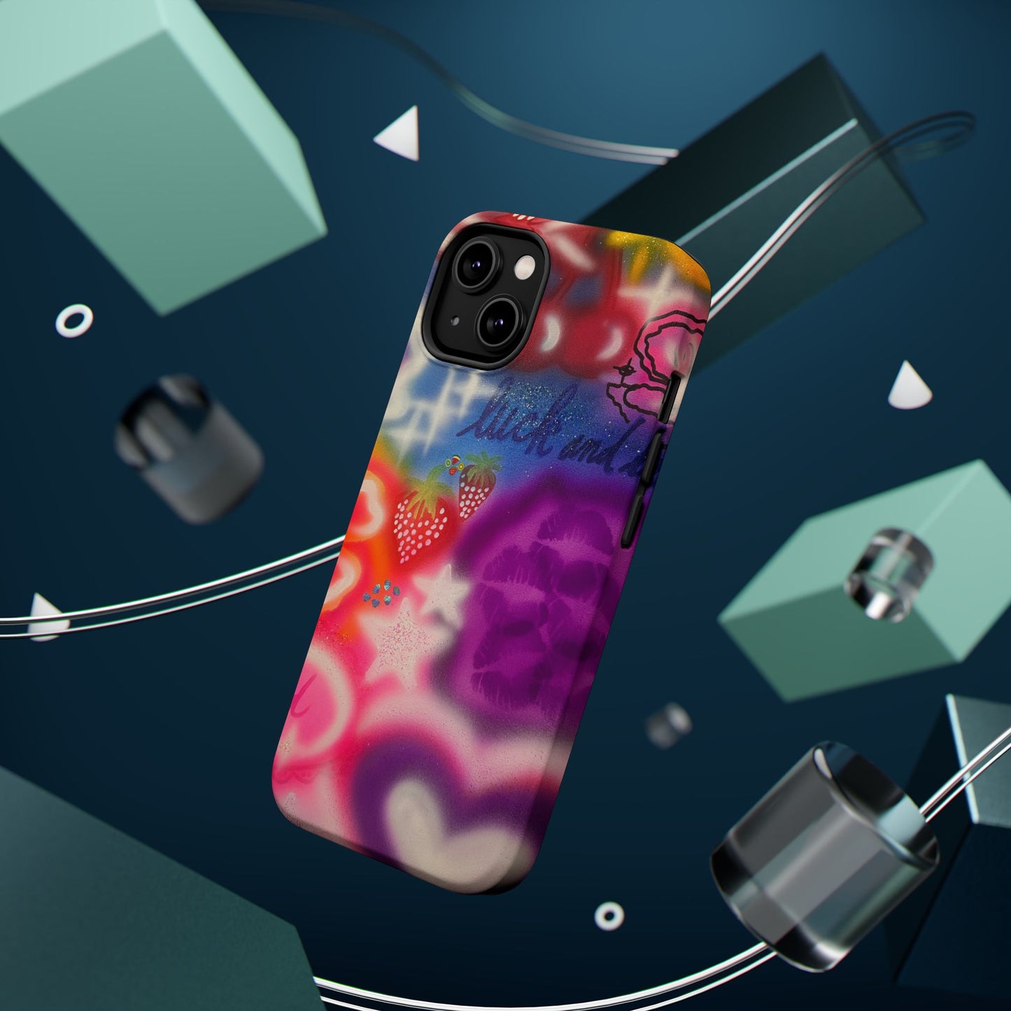 MagSafe „luck & luv pt. 2“ Airbrush iPhone Hülle