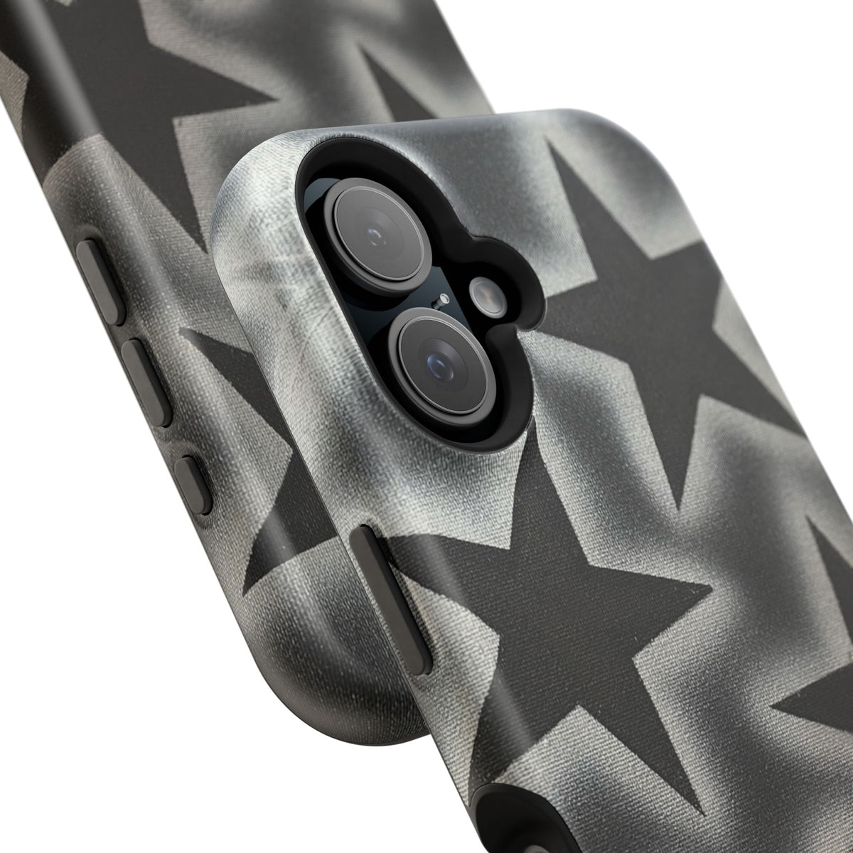 MagSafe "chrome stars" airbrush iPhone case