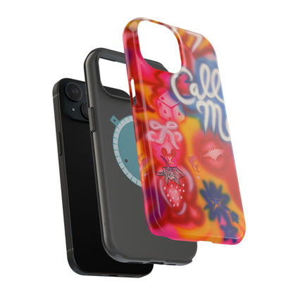 MagSafe "CALL ME!" airbrush iPhone case