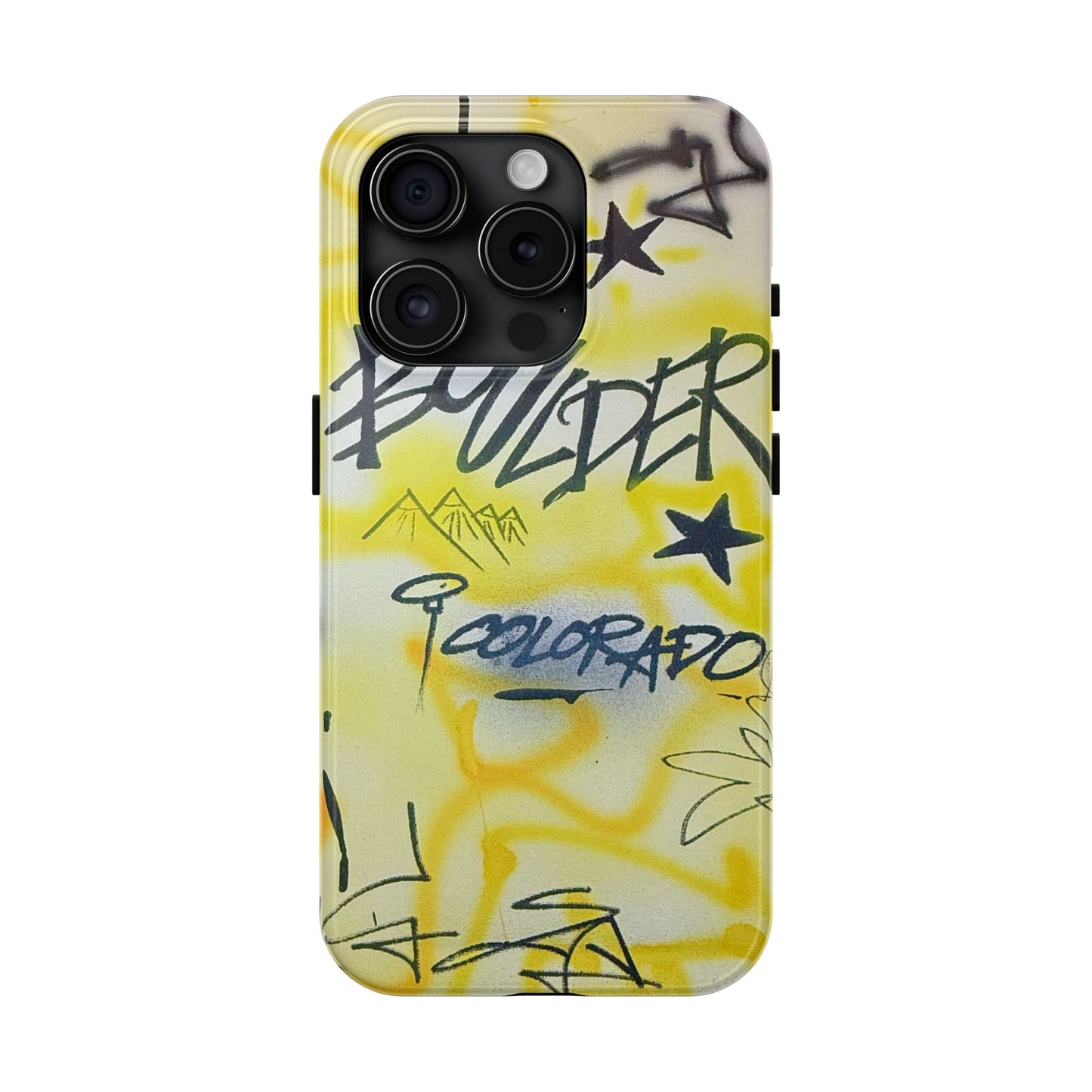 "boulder" airbrush iPhone case