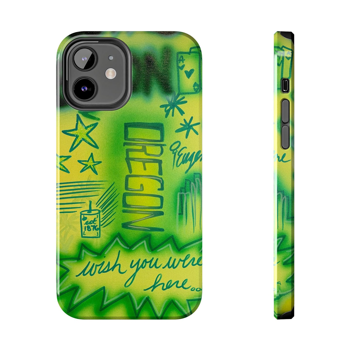 "oregon" airbrush iPhone case