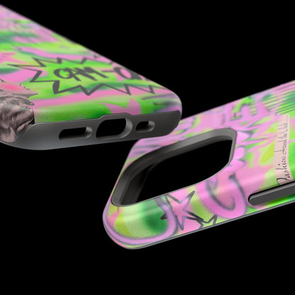 MagSafe "green camo" airbrush iPhone case