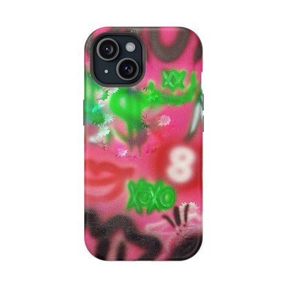 MagSafe "electr!c dreamz" Airbrush iPhone Hülle