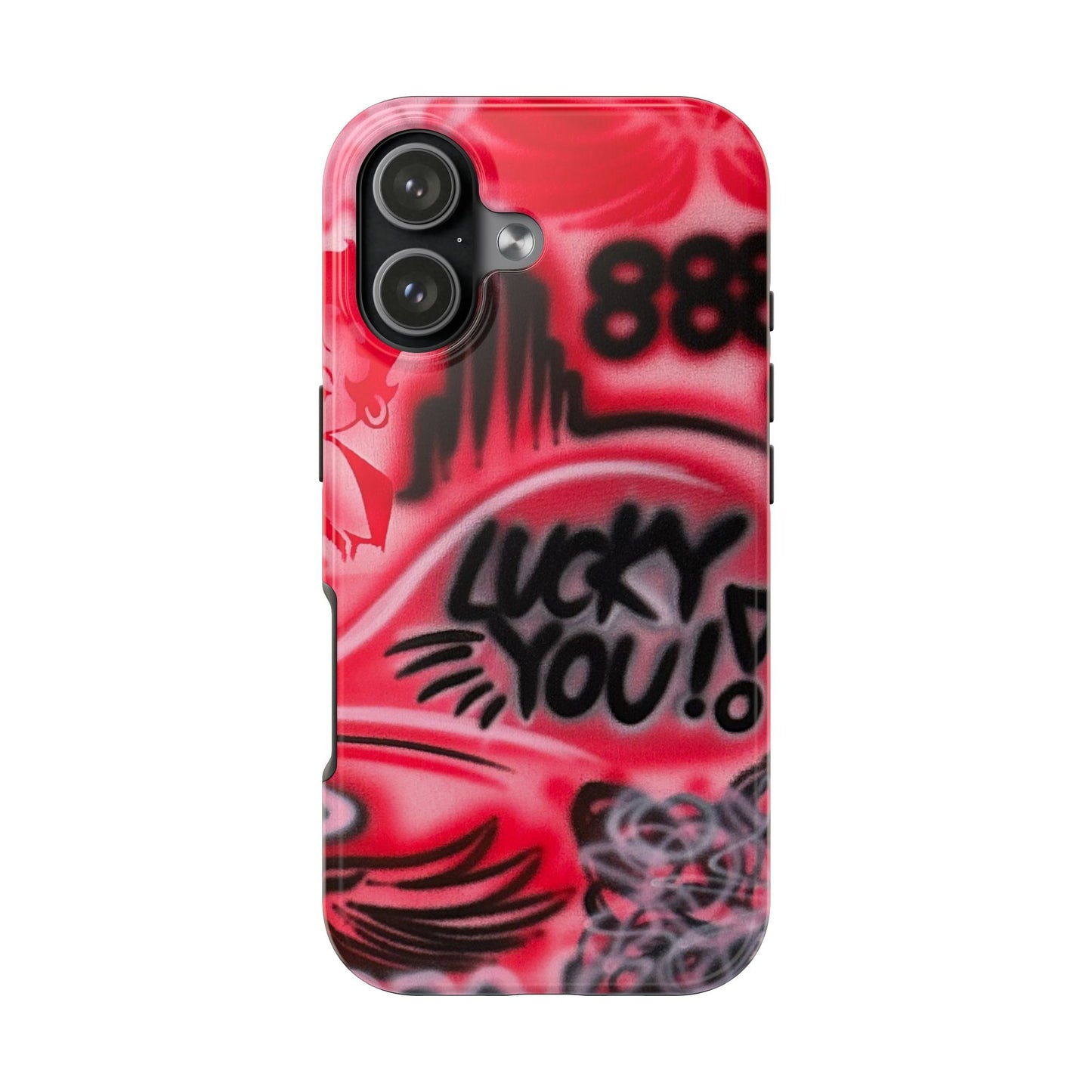 "LUCKY YOU! PT. 2" airbrush iPhone case