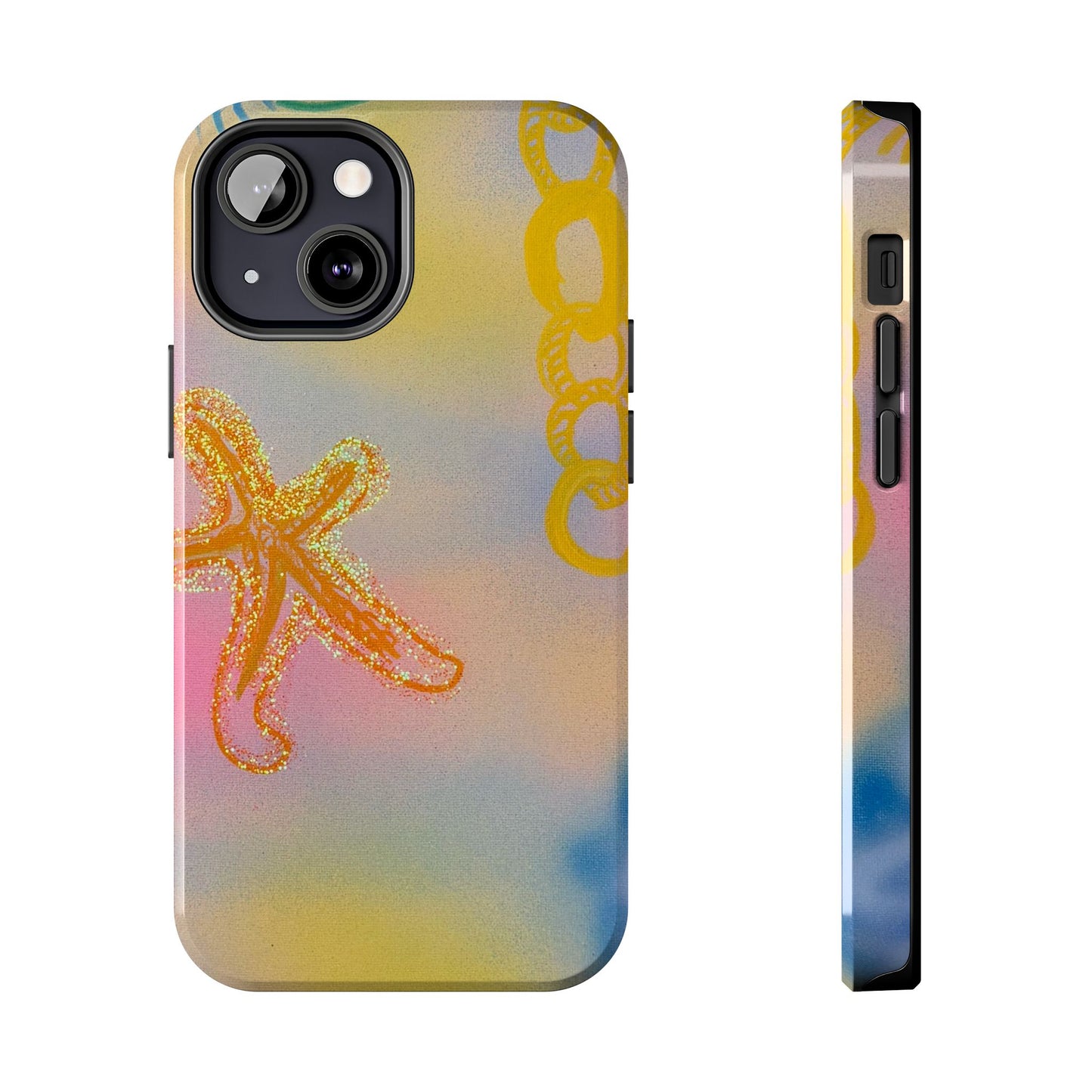 "sweet starfish" airbrush iPhone case