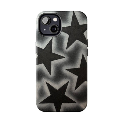 "chrome stars" airbrush iPhone case