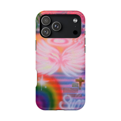 MagSafe "summer bliss" airbrush iPhone case