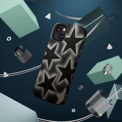 MagSafe "chrome stars" airbrush iPhone case