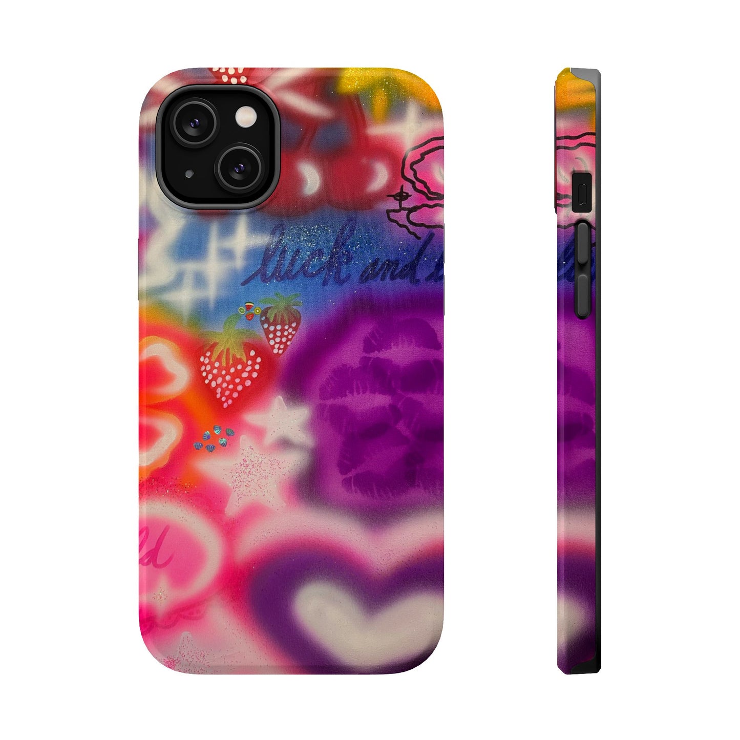 MagSafe „luck & luv pt. 2“ Airbrush iPhone Hülle