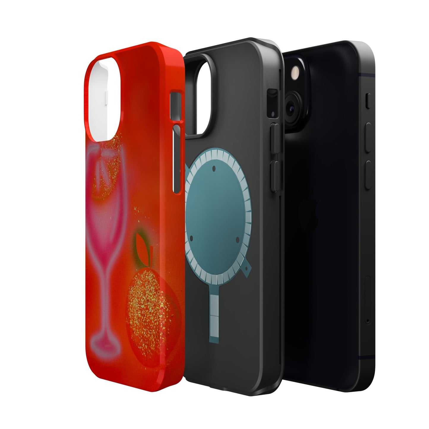 MagSafe "aperol spritz" airbrush iPhone case