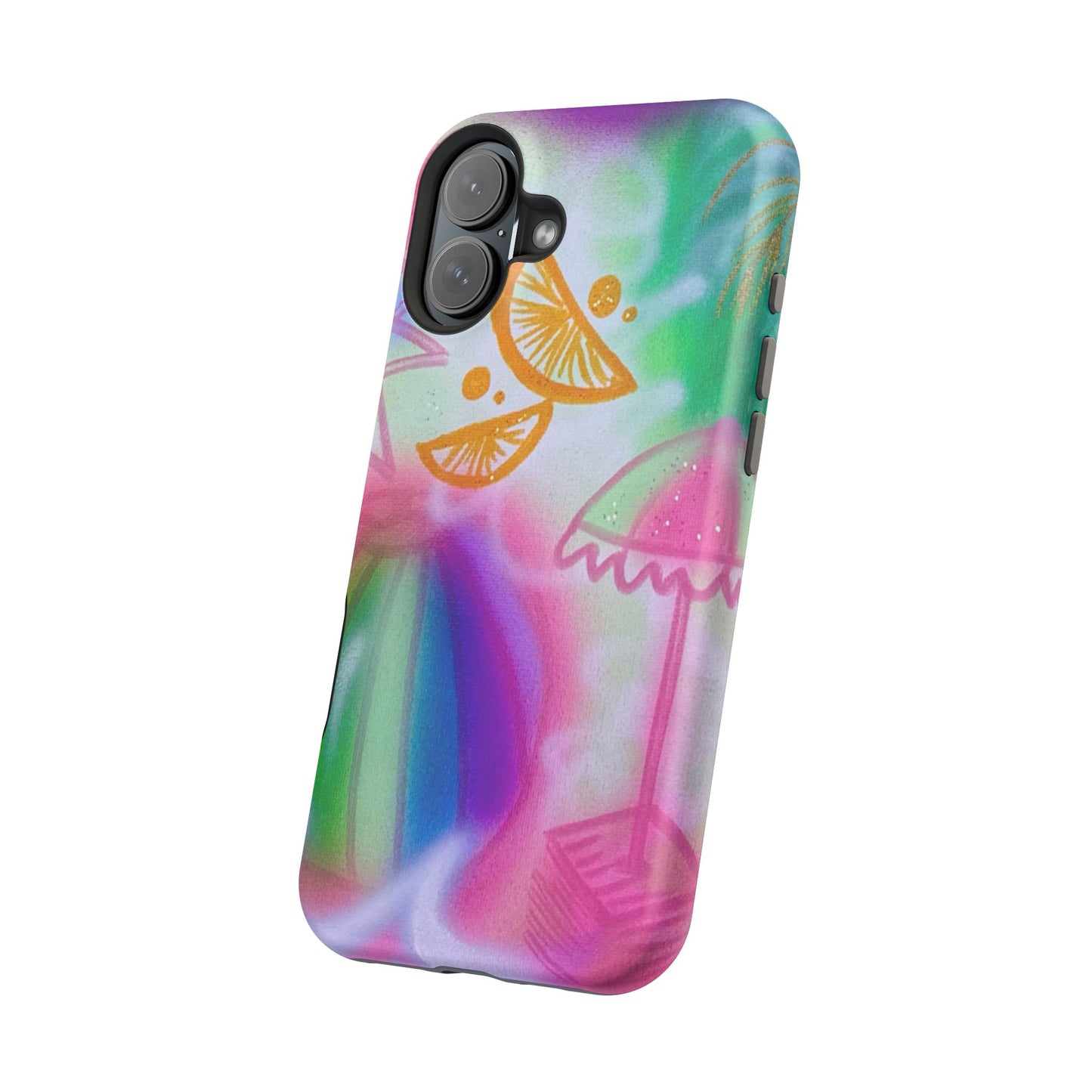 MagSafe "on the beach" airbrush iPhone case