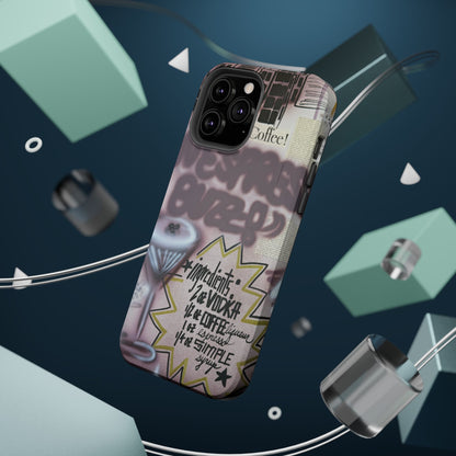 MagSafe "espresso martini" airbrush iPhone case