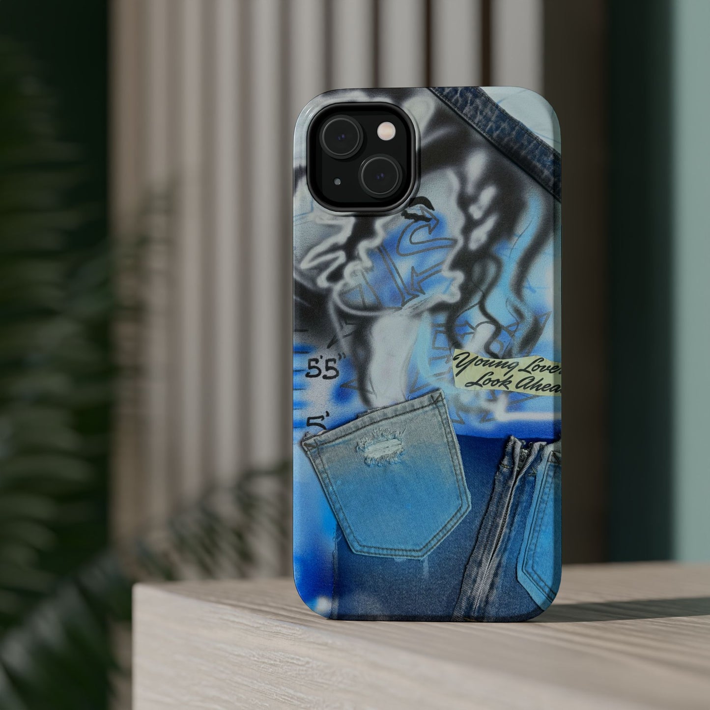 MagSafe "young lovers" airbrush iPhone case