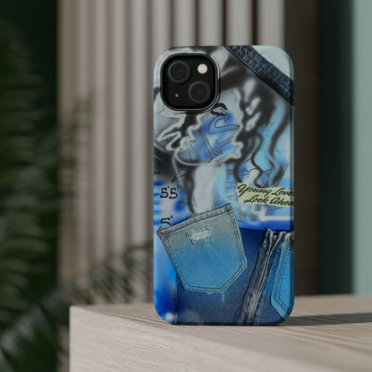 MagSafe "young lovers" airbrush iPhone case