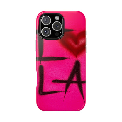 "I <3 LA" airbrush iPhone case