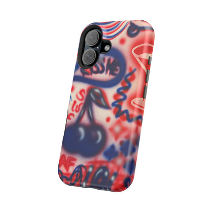 MagSafe „Kiss me“ Airbrush iPhone-Hülle