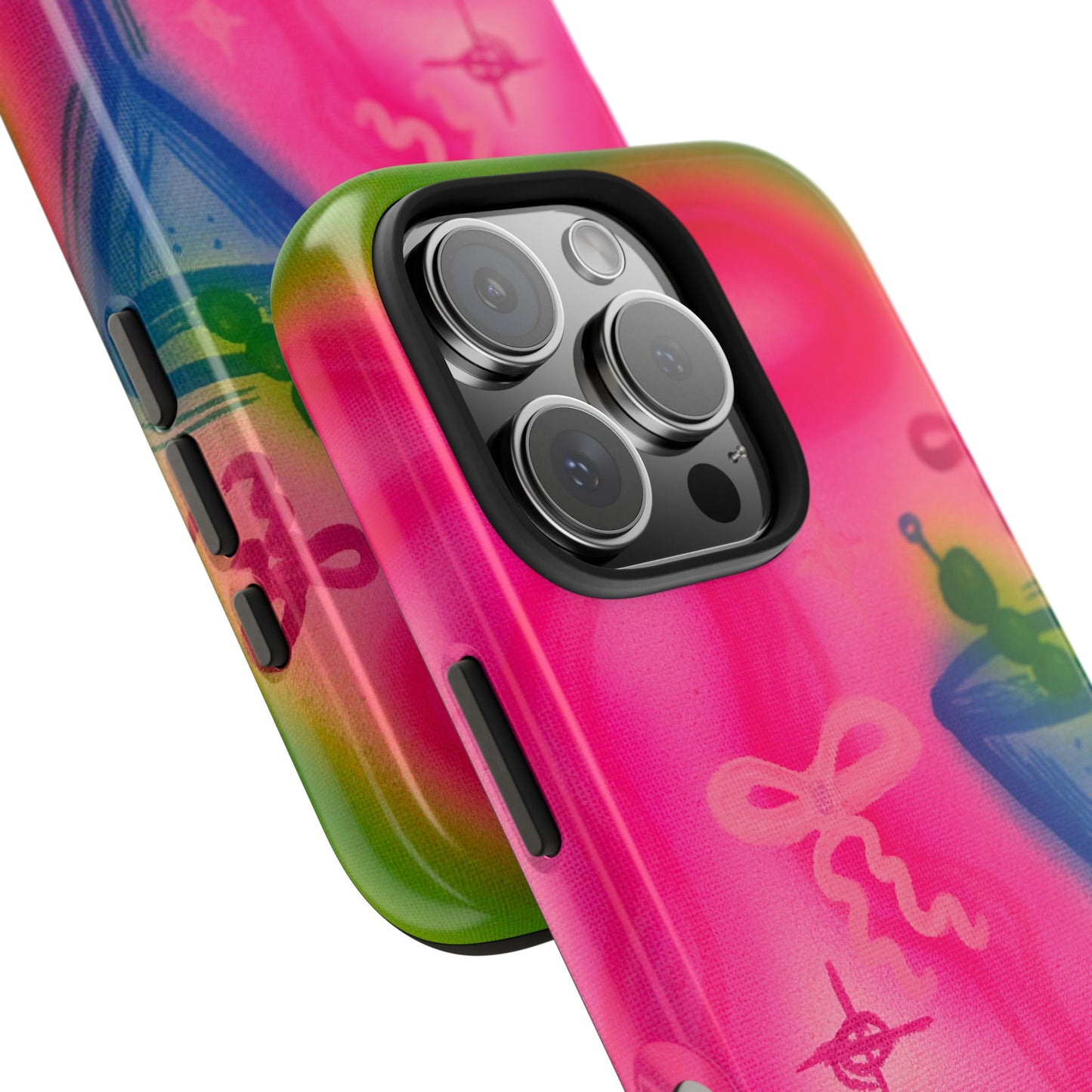 "bow martini" airbrush iPhone case