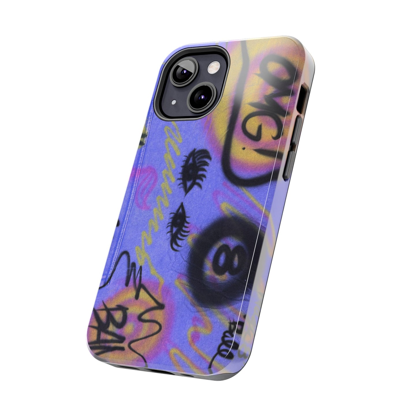 "eye$ on lies" airbrush iPhone case