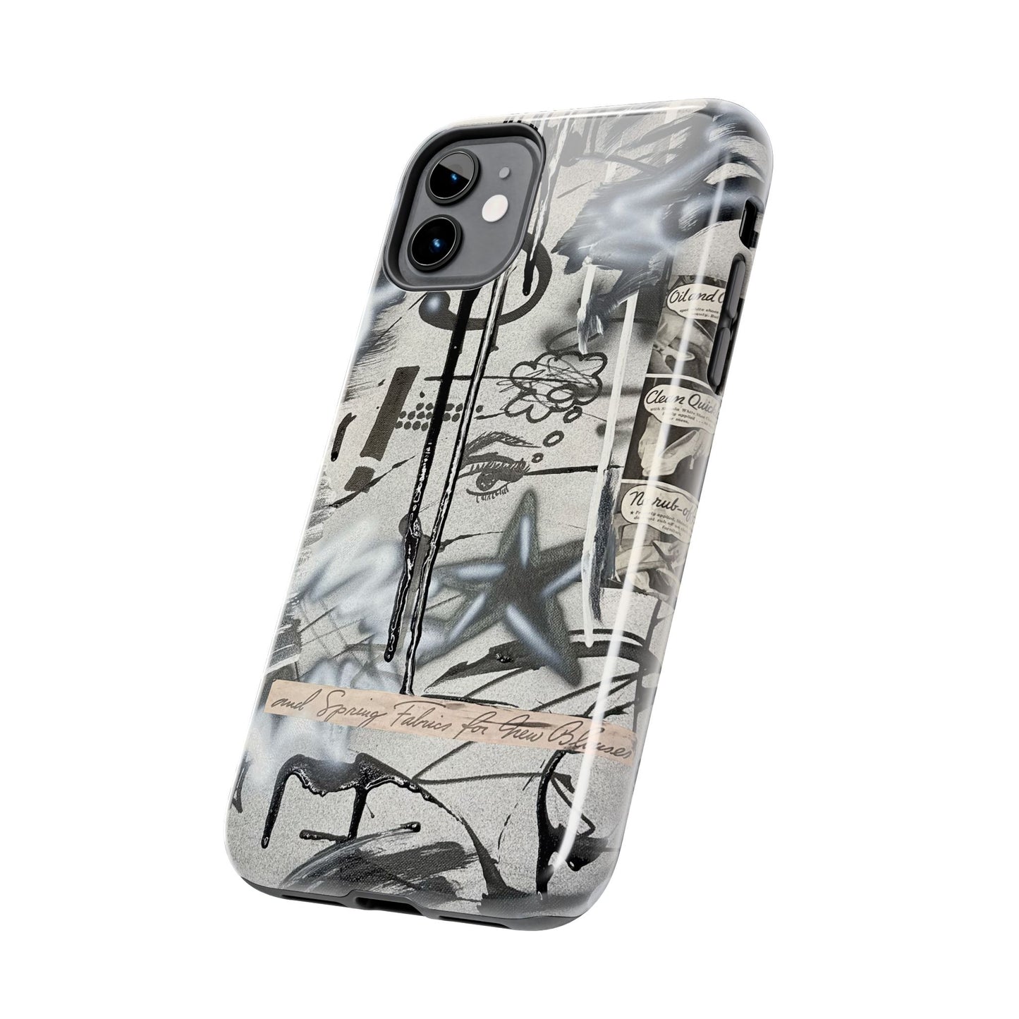 "monochrome mood" airbrush iPhone case