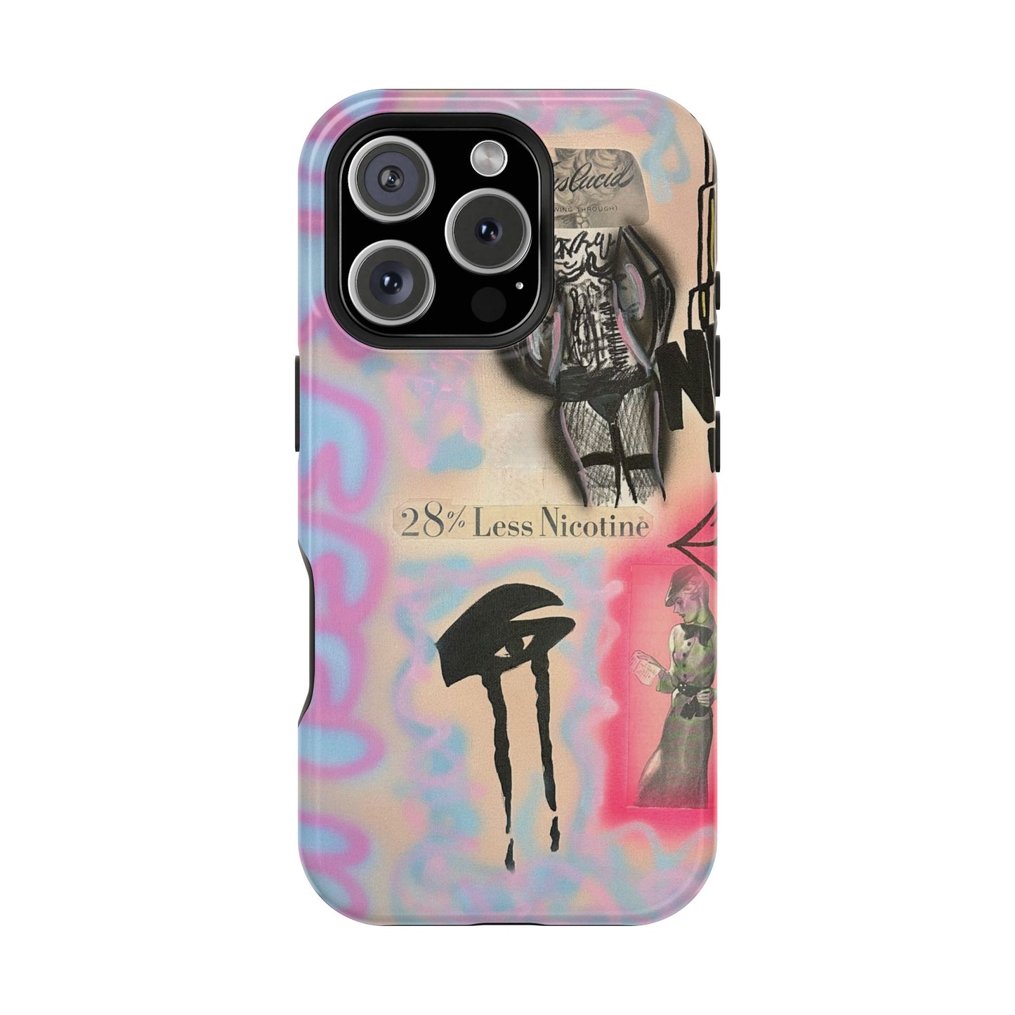 MagSafe "the feeling" airbrush iPhone case