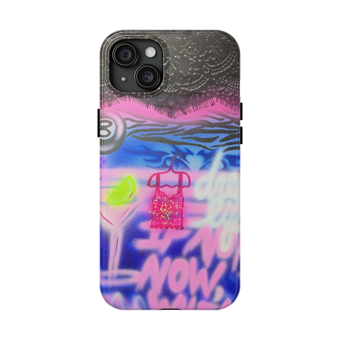 "dream life pt. 2" airbrush iPhone case