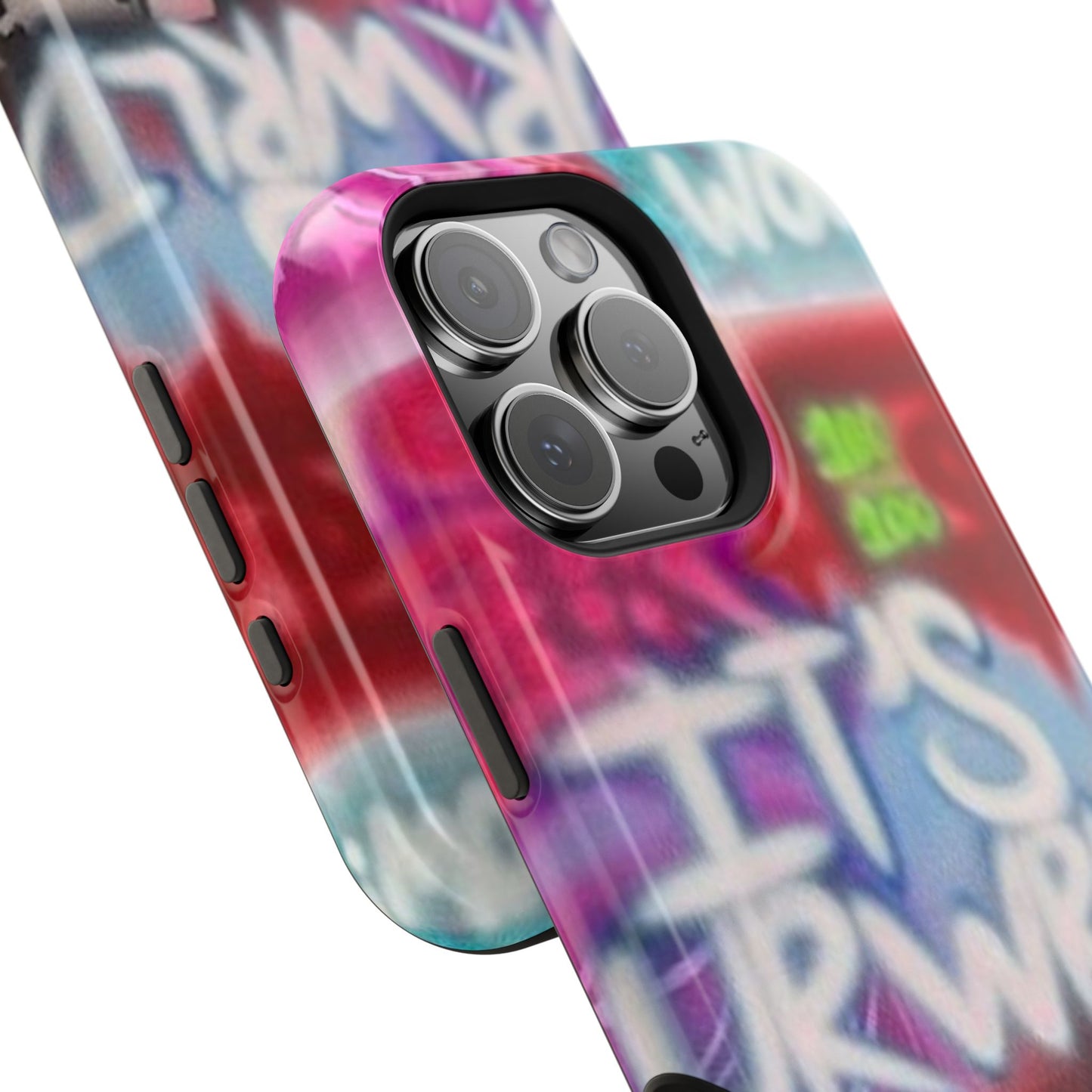 MagSafe „its ur WRLD“ Airbrush iPhone Hülle