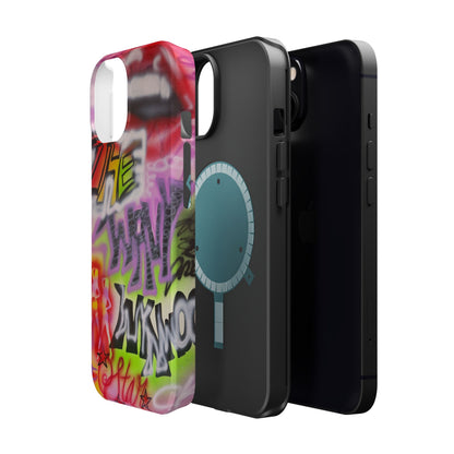 MagSafe "wynwood gold" airbrush iPhone case