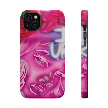 MagSafe „girlz WRLD“ Airbrush iPhone-Hülle